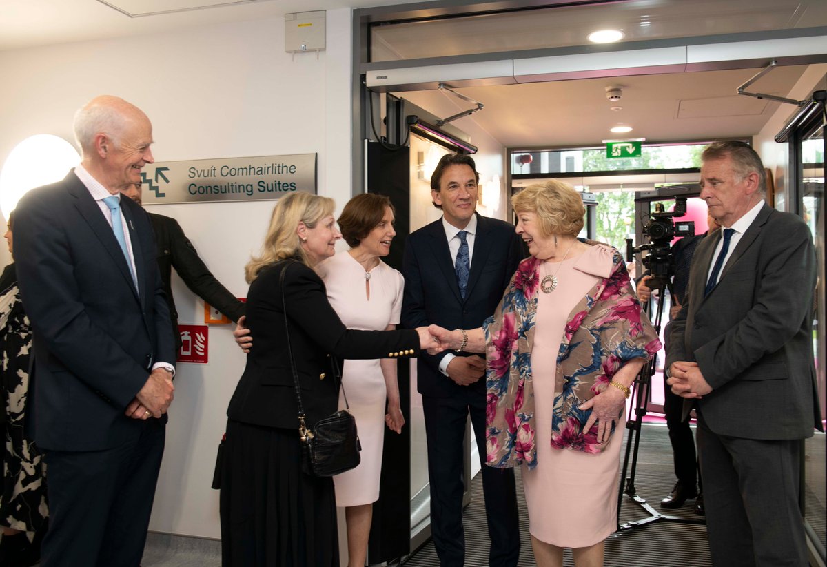 RCSI (@rcsi_irl) on Twitter photo The Beaumont Breast Centre was officially opened by Mrs Sabina Higgins yesterday.
The €6m centre, of which <a href="/BreastCancerIre/">BreastCancerIreland</a> is a major donor, will provide the highest level of care for more than 10,000 women per year. <a href="/Beaumont_Dublin/">Beaumont Hospital</a> The Beaumont Breast Centre was officially opened by Mrs Sabina Higgins yesterday.
The €6m centre, of which <a href="/BreastCancerIre/">BreastCancerIreland</a> is a major donor, will provide the highest level of care for more than 10,000 women per year. <a href="/Beaumont_Dublin/">Beaumont Hospital</a>