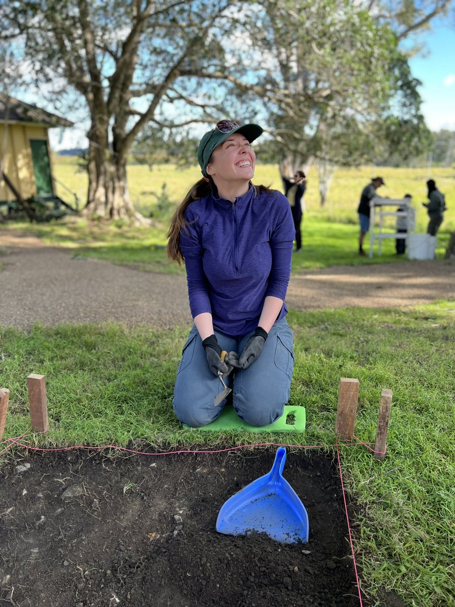 Thanks @petra_vaiglova and @EverickHF for such a fantastic day at Wolston Farmhouse to celebrate @archaeologyweek We had a great time at the excavation site.