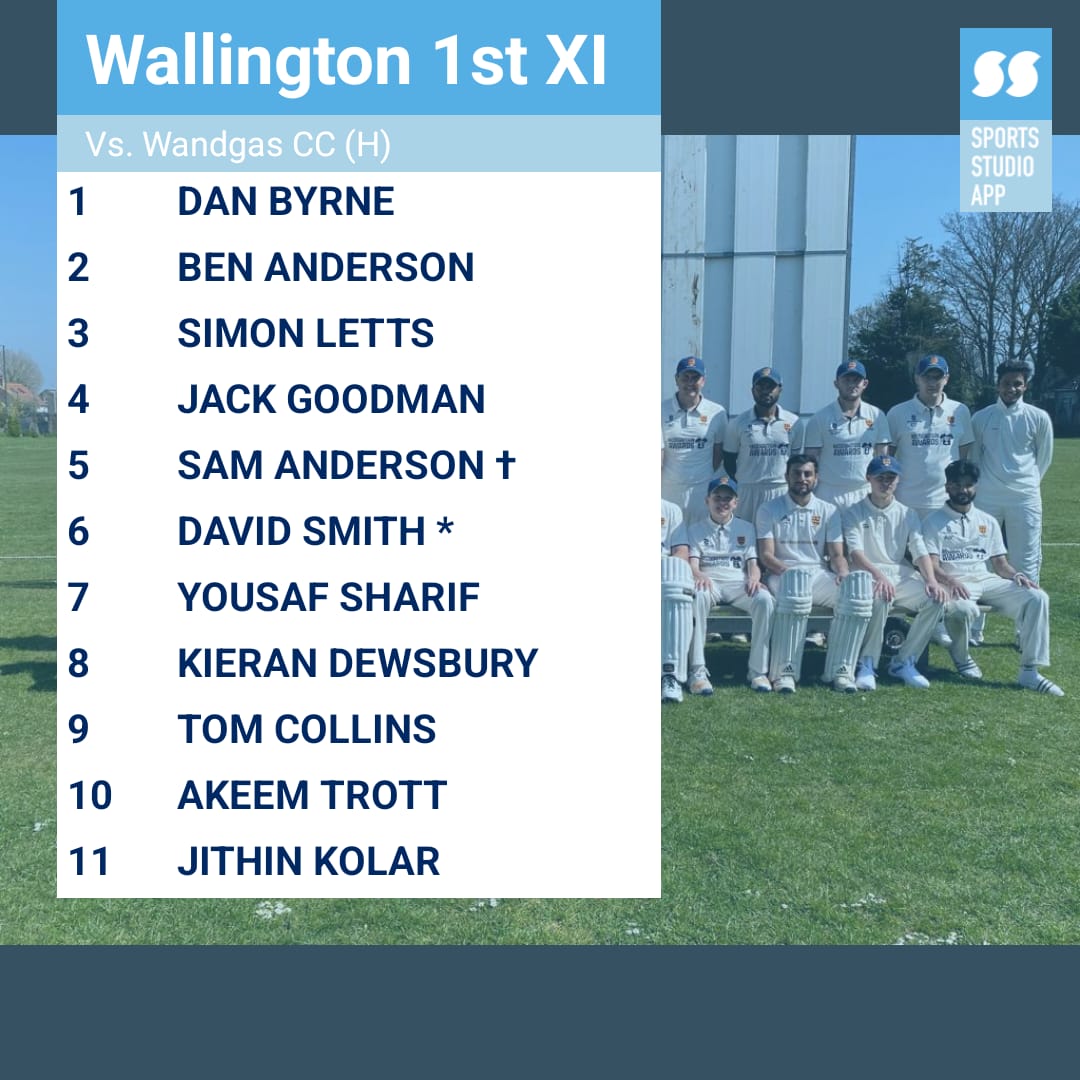 WallingtonCric's tweet photo. Team News

1st XI skipper @David147Smith returns for the visit of @Wandgascc 

We also welcome back Ben Anderson for the first time this season!

@SurreyCountyLge

#Cricket #Surrey https://t.co/HglPletDYF