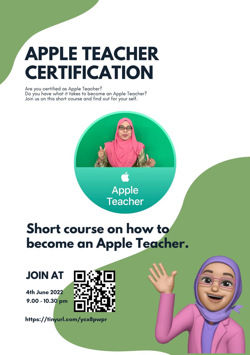 ryhakasim's tweet photo. Lama dah tak buat kerja ni. Namun atas permintaan beberapa rakan, saya akan bersiaran dalam Zoom malam ni. Jom kalau nak tau macam mana nak dapat sijil Apple Teacher. #appleteacher #appleedu #apls https://t.co/O2aXPvrMA3