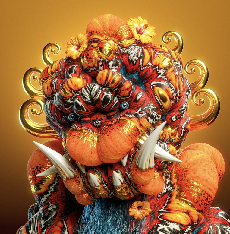 jakeranallo's tweet photo. I have no idea what these things are, but I want one in my living room 👹

https://t.co/wechogPIz0

#nft #art #3d https://t.co/JXJLqVpwq5
