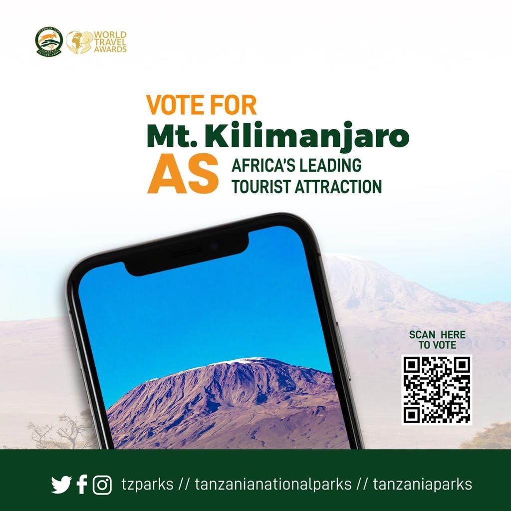 #Now vote for Mt. Kilimanjaro as Africa’s Leading Tourist Attraction @WTravelAwards #VoteForKilimanjaro #MamaYukoKazini   #VoteForTanzania #VisiTanzania #ClimbKilimanjaro