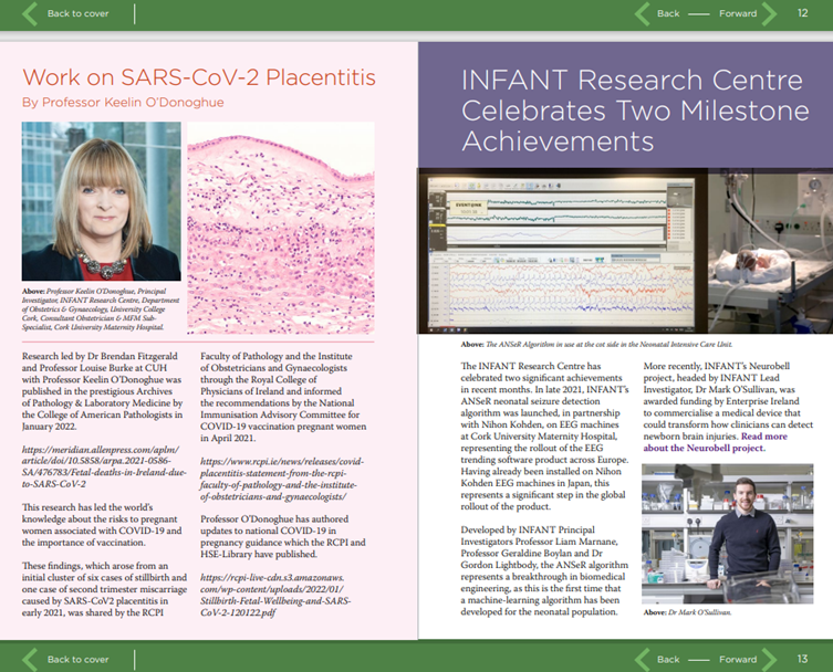 PregnancyLossIE's tweet photo. Read about various work on SARS-Cov-2 #Placentitis led by Prof @keelinodonoghue, Dr Brendan Fitzgerald & Prof Louise Burke in the Spring edition of @IrelandSouthWID Ultranews
#COVID19 #Pregnancy #Vaccination #Stillbirth https://t.co/E2tvUQXYNT