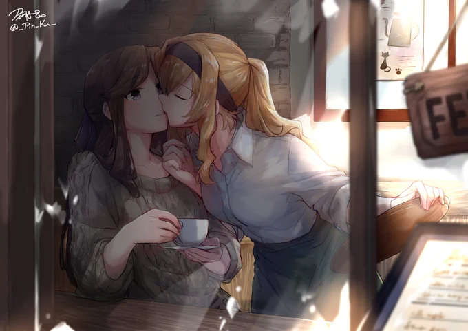 #依頼絵 
#少女歌劇レヴュースタァライト #天堂真矢 #西條クロディーヌ 