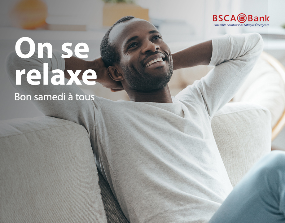 bscabankcg's tweet photo. Après une semaine bien chargée, vous méritez valablement de décompresser.
Nous vous souhaitons de passer un bon samedi😊.
#BSCABank #WeekendTime #SamediNaBrazza https://t.co/O8zTKPDEGt