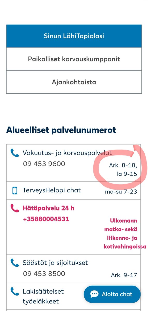 Mikäs juttu, <a href="/LahiTapiola_pks/">LähiTapiola Pääkaupunkiseutu</a>? Mainostatte asiakaspalvelunne aukioloajoiksi kaikkialla ark. 8-18, la 9-15, mutta nyt vesivahingon sattuessa soitto palveluun kertoo, että auki ollaan "arkisin aamuyhdeksästä iltaneljään". Btw, klo 16 EI ole ilta... 😒🤬 #fail #asiakaspalvelu