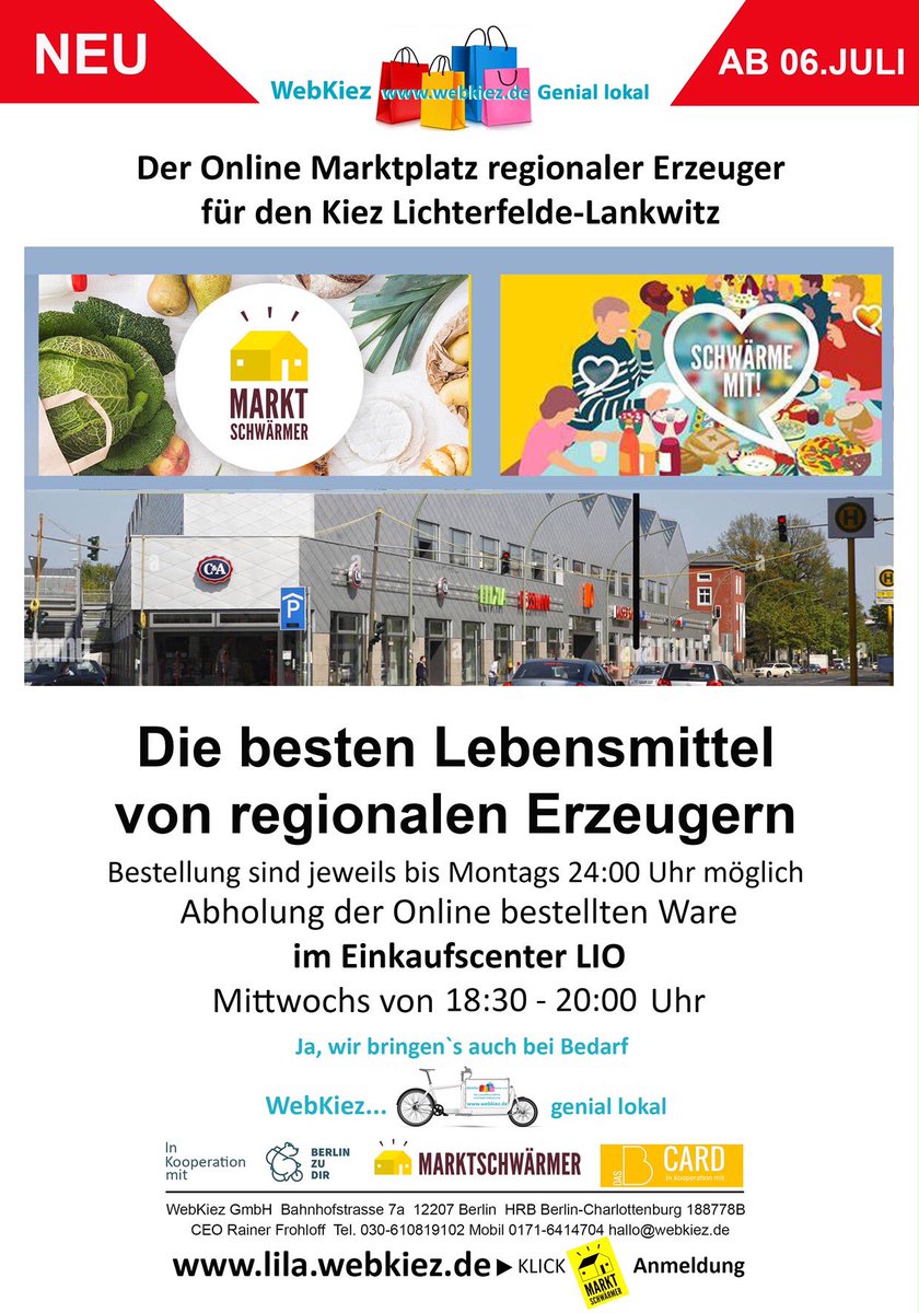 Regionale Produkte fertig den Kiez !