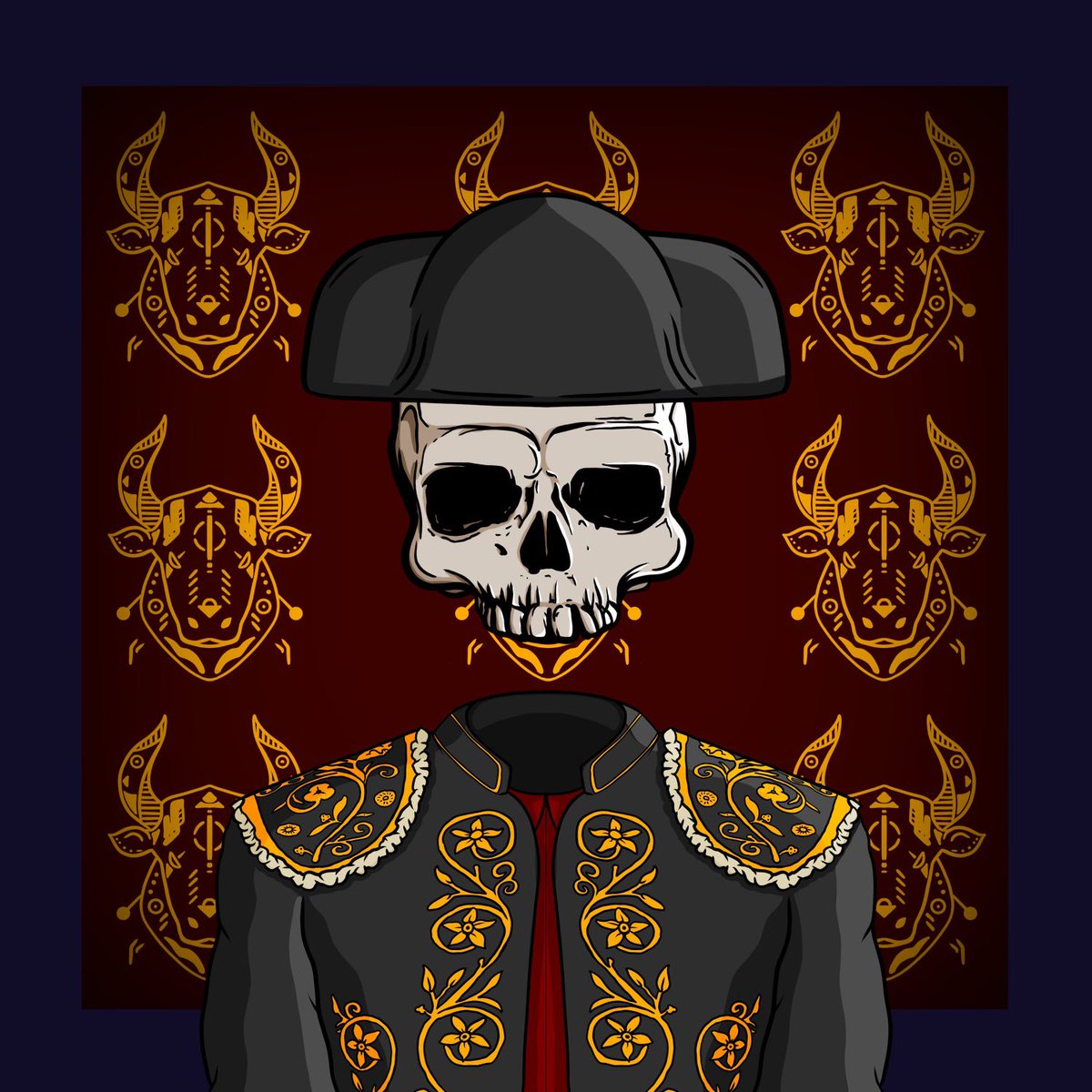 My latest item 🐂

Toreador Bobby 💀

Very affordable price, only-0.009 ETH . ❌⛽️

Collection link 📍opensea.io/collection/dea…