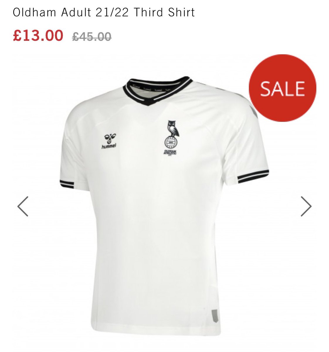 Purchased this the other day from <a href="/OfficialOAFC/">Oldham Athletic</a> website - yes it’s £13 

What a shirt! What a badge!