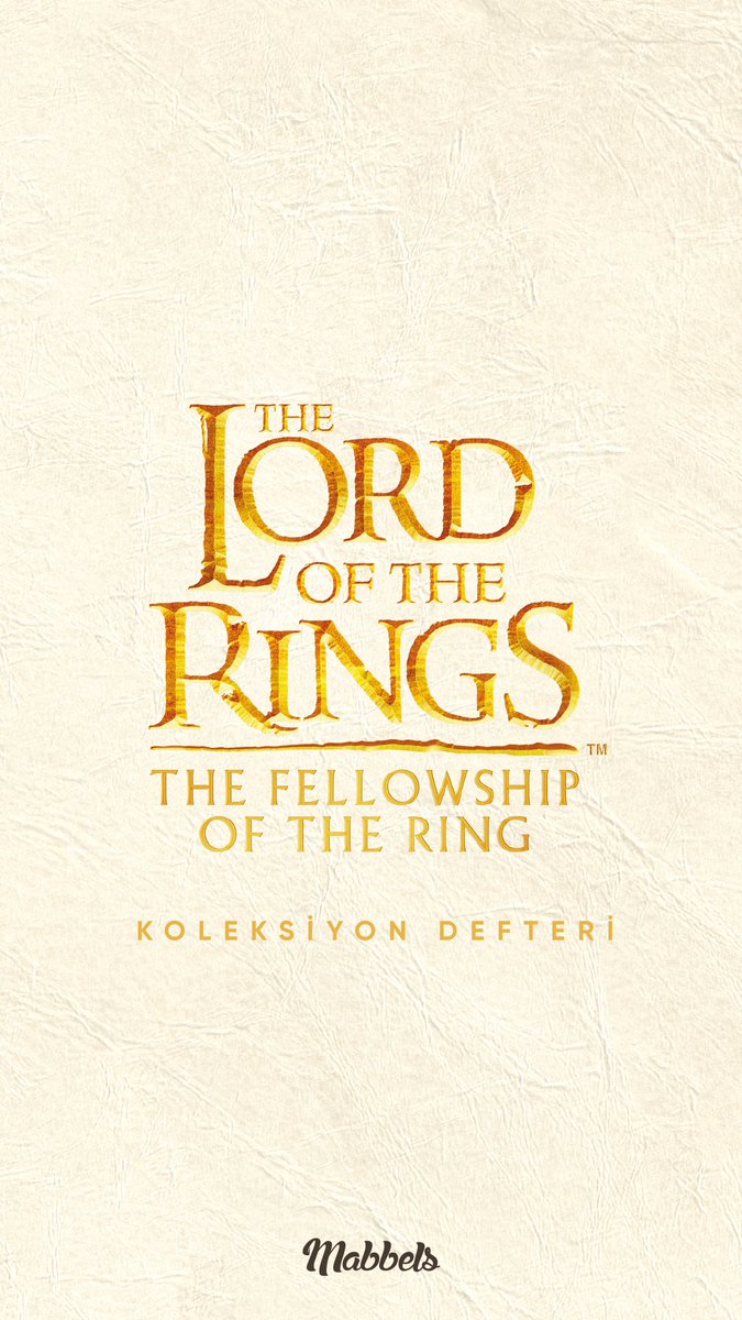 Yüzük Kardeşliği yola çıkıyor, macera başlıyor. <a href="/Ejderha/">Murat Sönmez</a> <a href="/mosyotaha/">Taha</a> 

Yüzük Kardeşliği Koleksiyon Defteri'ni lansman fiyatıyla satın almak için: mabbels.com/products/the-l…