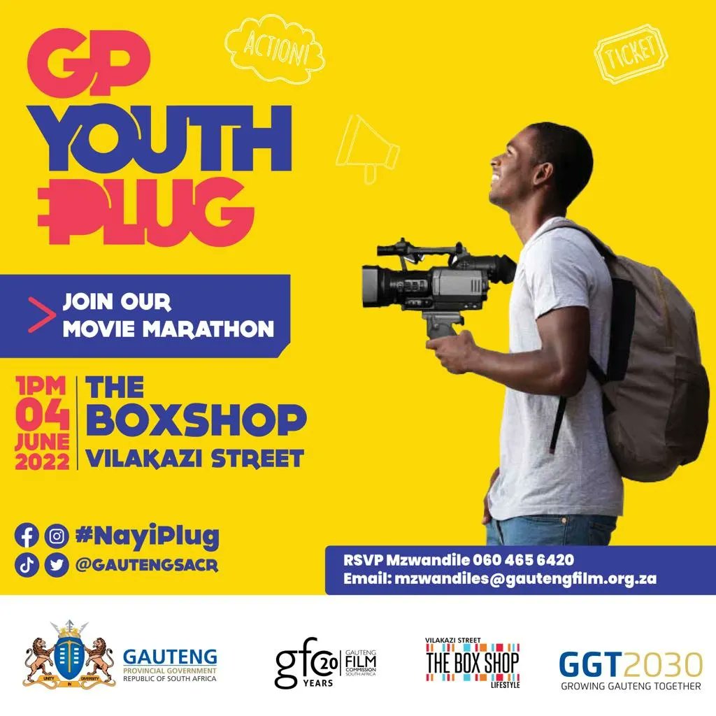 GautengFilmCom's tweet photo. #NayiPlug update Magenge... with the RSVP details. See you shortly! #YouthMonth #DiscoverGauteng #DiscoverGP https://t.co/jCSolAiAL5