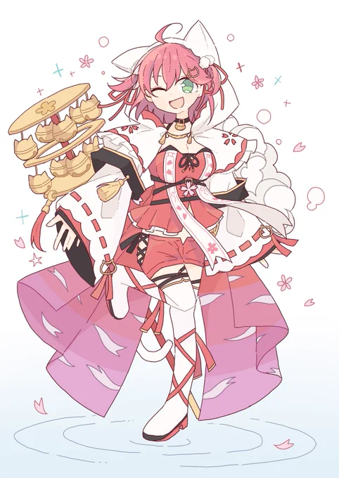 新衣装～!🌸🆕
#miko_Art 