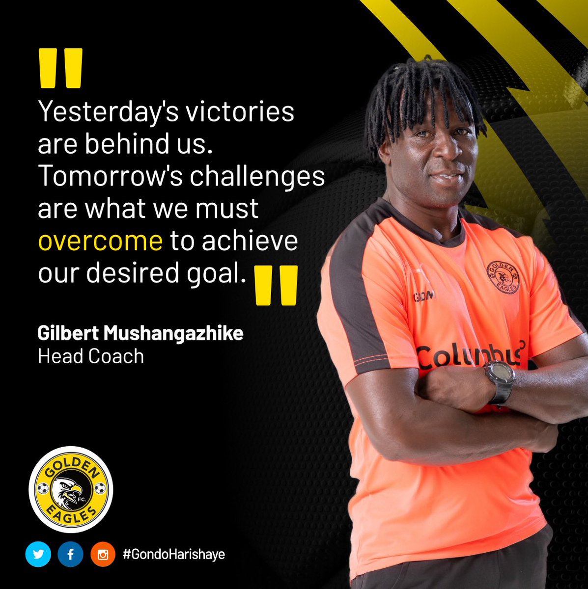 Looking ahead! 

Our quest for promotion continues this afternoon at home to Ngezi Platinum..

#GondoHarishaye🦅