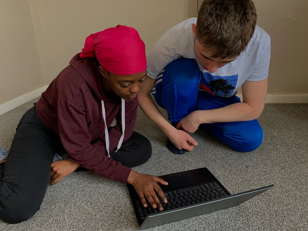 NA_Fundraiser's tweet photo. The fundraiser is in full swing rehearsal mode!
@tylerwpickles & @LindaRay_Ndlovu sit and write their first duologue together to perform on the 11th #slunglow https://t.co/htM2JYkl2M