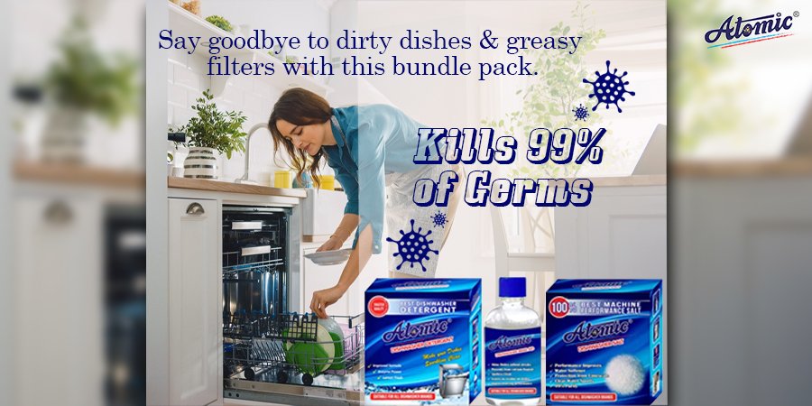 AtomicProducts's tweet photo. Why do dishes when your #dishwasher can do it for you? Get that ultimate clean with our dishwasher combo pack. Suitable for all types of dishwashers that make your dishes sparkling clean.

You can easily buy it from https://t.co/84UYmK09dT

#atomic #atomicproducts #atomicproduct https://t.co/0J7gke5lm0
