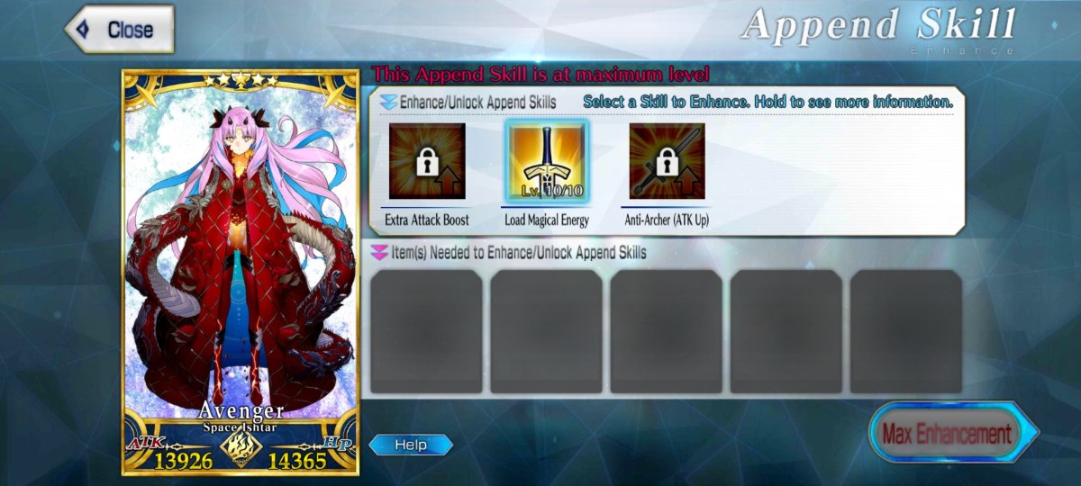 foussiremixo's tweet photo. My first fully skill maxed servant

#FGO #spaceishtar #FateGOUSA #fgona #rinface https://t.co/uRVNJJUkcK