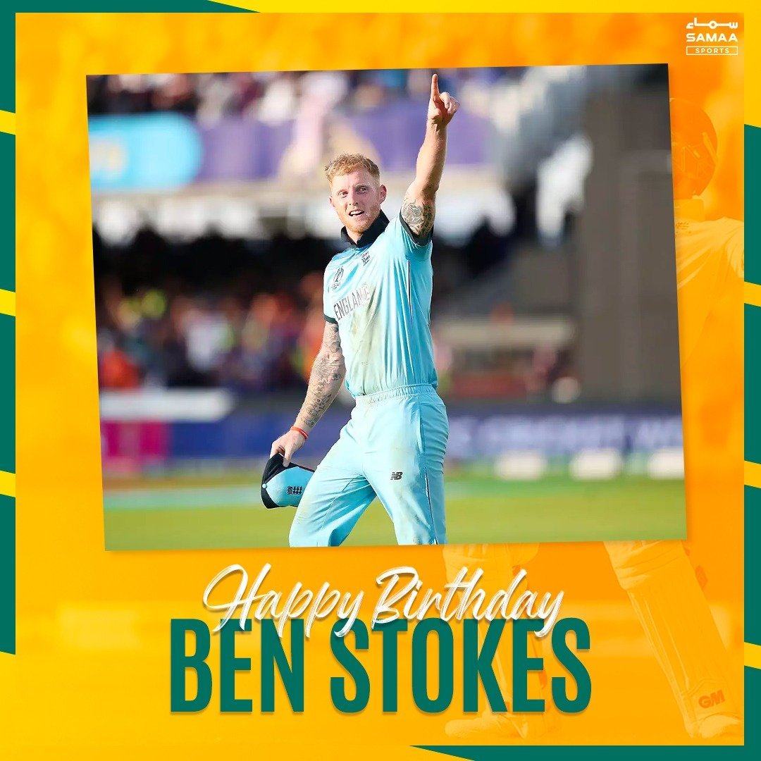 Happy Birthday to England Test captain and 2019 World Cup winner Ben Stokes!  