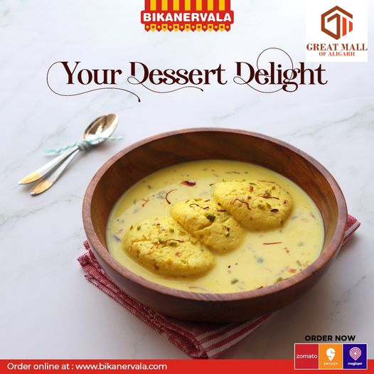 mallofaligarh1's tweet photo. Our Rasmalai will make you drool and fall in love with it. Come, savor this light and delicious sweet at Bikanervala.
#bikanervala #bikanervalaindia #bikanervalafood #indiancuisine #indianfood #indiansweets #cravings #sweetcravings #temptingsweets #bikanervalasweets #fooddelivery https://t.co/r9ZYXBQfkb