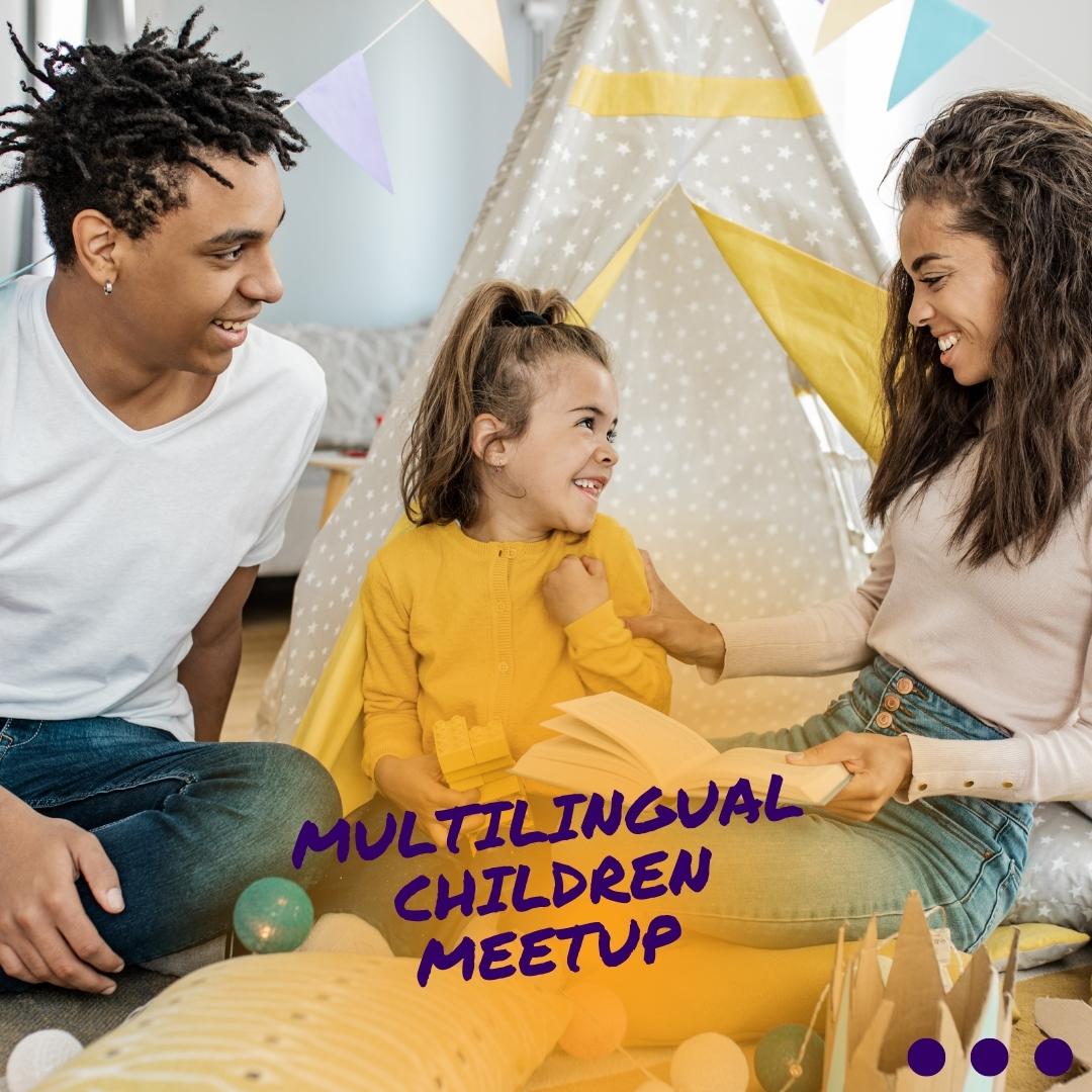 Invitation to Meet &amp; Exchange: supporting multilingual skills of young children 0-4. In the library, 19.00 - 20.00 on June 7th. For parents, educators and anyone interested in raising and supporting young children in multilingual households. Read more: bit.ly/3NHPr0H