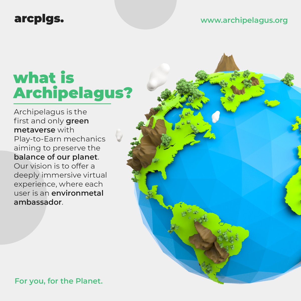 Archipelagus - The Green Metaverse tweet media