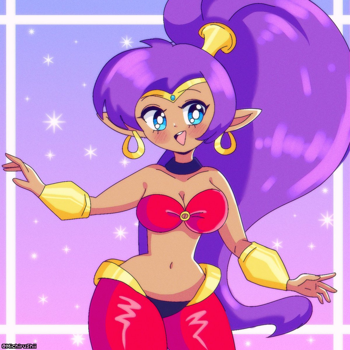 More Shantae!
She was fun to draw! 😊
#Shantae @WayForward #Happy20thShantae #20YearsOfShantae