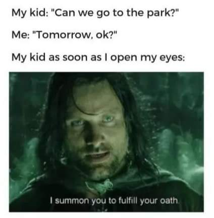 Franki3W's tweet photo. #currentmood #aragorn #darnkids #lotrquote #jrrtolkien #summoning #oath https://t.co/V1OVowoYSz