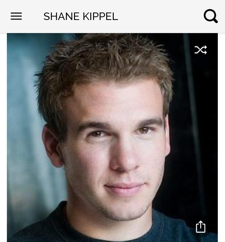 Happy birthday to this great actor.  Happy birthday to Shane Kippel 