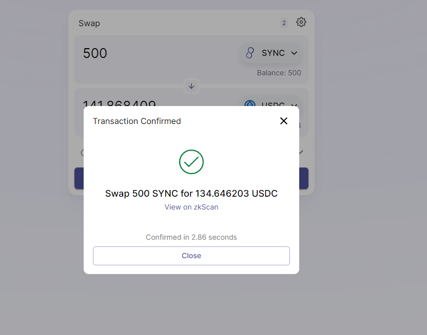 Nice Join discord: discord.com/invite/6zy2c9Y…… #L222 #zkSync #Layer2 #ZKRollup #testnet #Ethereum #DeFi