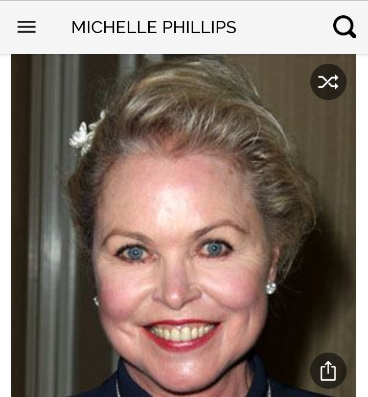 Happy birthday to this great singer from the Mamas and the Papas. Happy birthday to Michelle Phillips 