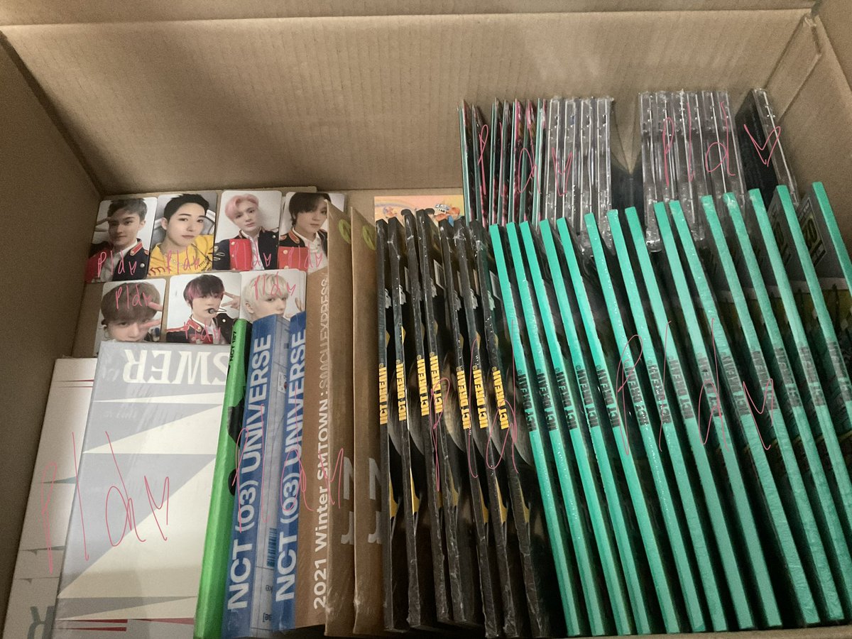 dreambyplai's tweet photo. Pls rt ขายหมดแจก 100
WTS ขาย
อัลบั้มเต็ม ไม่แกะ ของครบ

Glitch 300 / Scartch 280 
Digipack 250 
Jewel 2021 ลุ้นสเป 330
Sticky 290 
Universe 400 
Smcu smtown 1100 /Nighttime 550
Kihno hello 500

ราคาทั้งหมดรวมส่งแล้วค่ะ

#ตลาดนัดnct #ตลาดนัดnctdream #ตลาดนัดnct127 #ตลาดนัดnct2021 https://t.co/zLNPI1bT2S