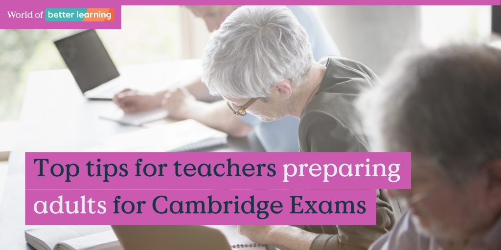 CambridgeEng's tweet photo. Are your adult learners struggling to find time for English practise? Olha Madylus shares her advice for teachers preparing adults for #CambridgeExams 🧑‍🏫.

https://t.co/RFmDQYQqWU https://t.co/cWl515qs6P