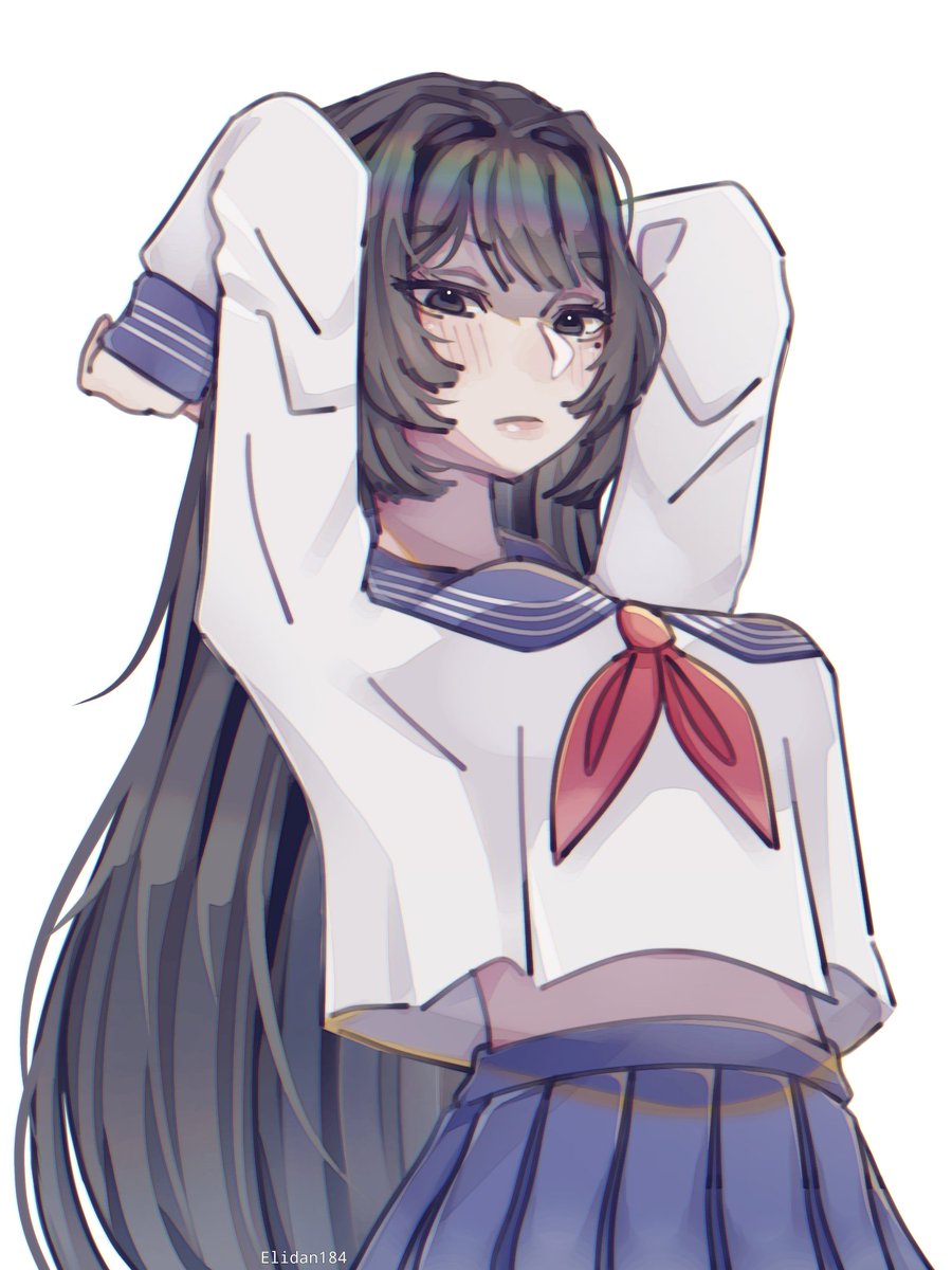 elidan184's tweet image. Mitsuki I'm actually the real Sinu Han and I'm down on my knees please notice me🥺 #mitsukisouma #Lookism #외모지상주의 #nekolookism