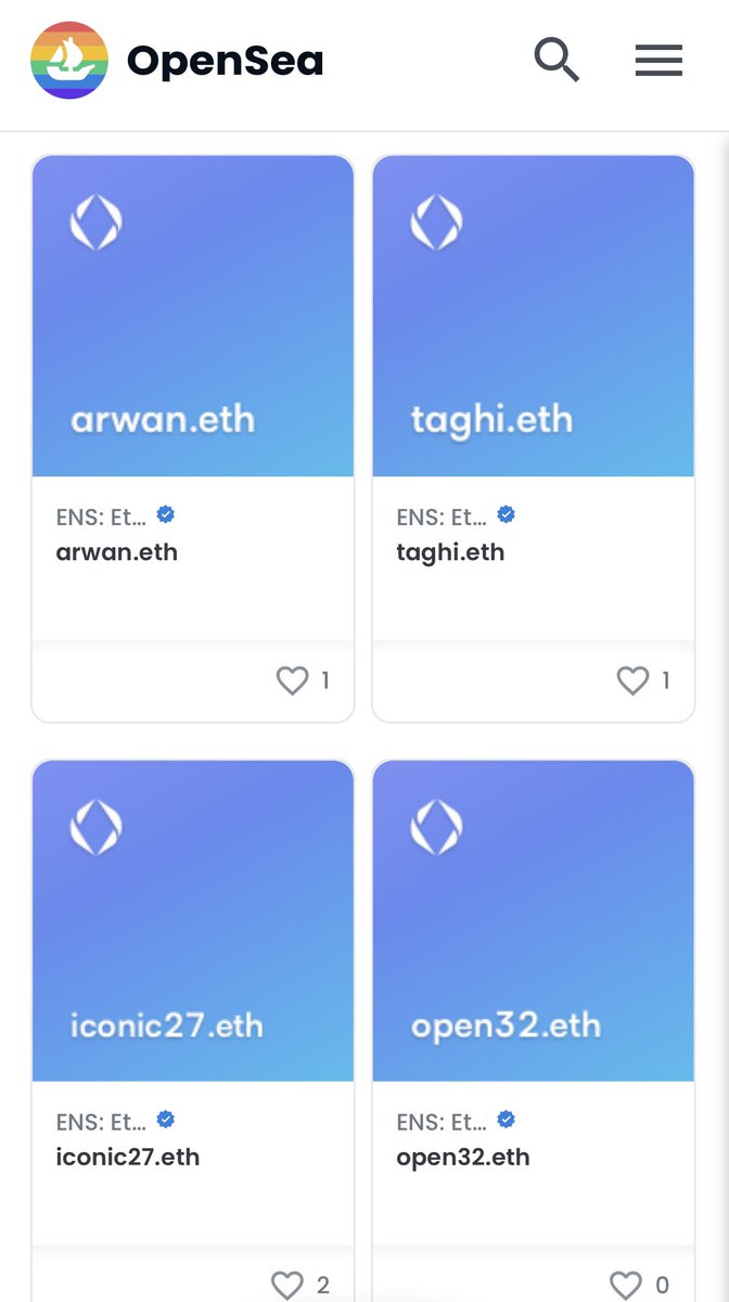 senyum_eth's tweet photo. Registered 4 new #ensdomains for the collection! First name, Last name, Clothing brand, Fashion store (online and 70+ stores)
#Ens #ensdomain @OPEN32NL #arwan #taghi iykyk
@BloomCapital_ @ensforsale https://t.co/HZpvIeNKN3