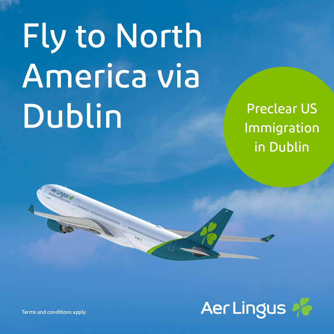 Did you know you can now fly to the USA from Exeter with @AerLingus via Dublin? Find out more: bit.ly/3NX2Rqz #FlyExeter #Dublin #USA #Boston #Chicago #NewYork #Toronto #Washington #SummerHolidays #Flights