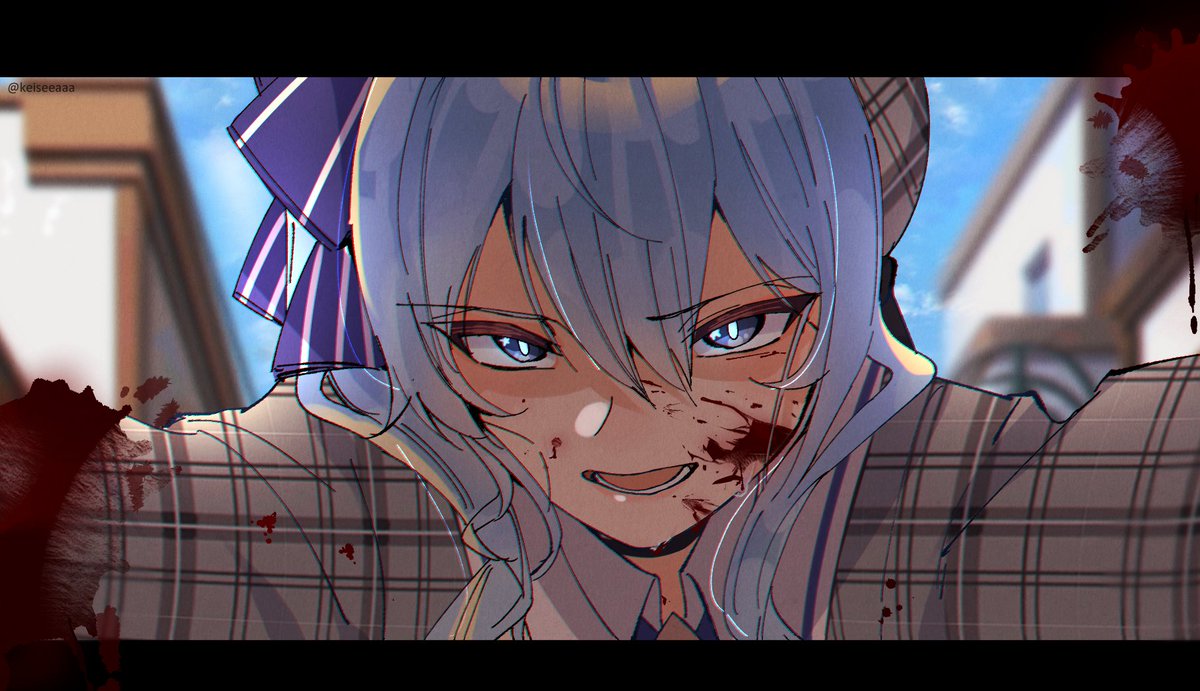 Suichan's not just a cutie (she's also a suicopath) ☄️🪓 
#ほしまちぎゃらりー