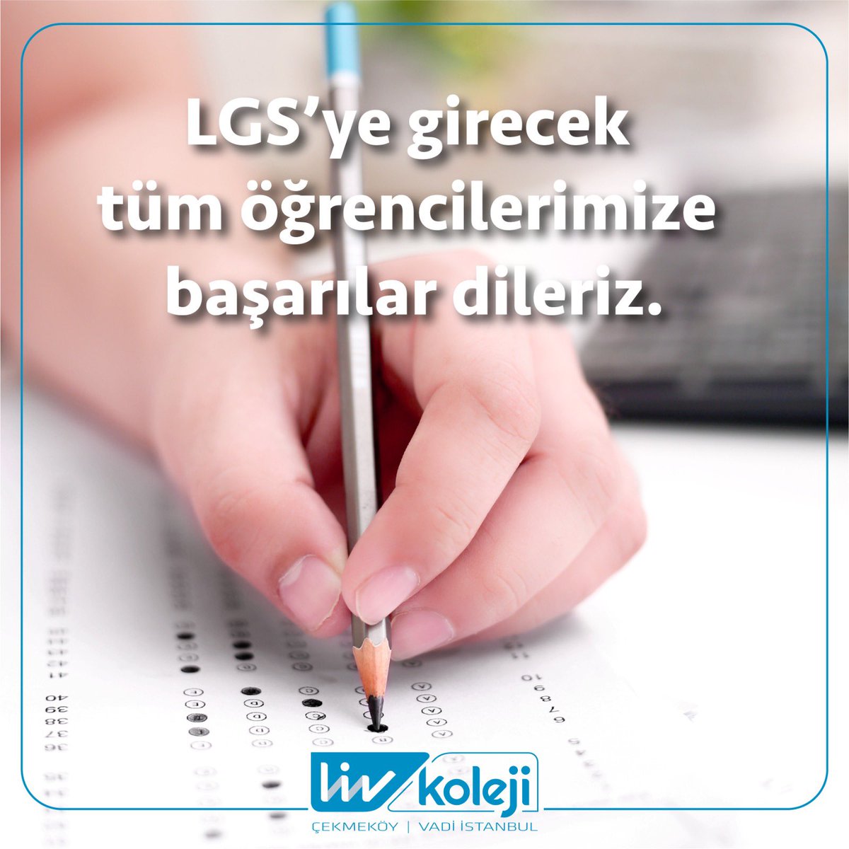 LGS’ye girecek tüm öğrencilerimize başarılar dileriz. 💫 #LGS #livkoleji