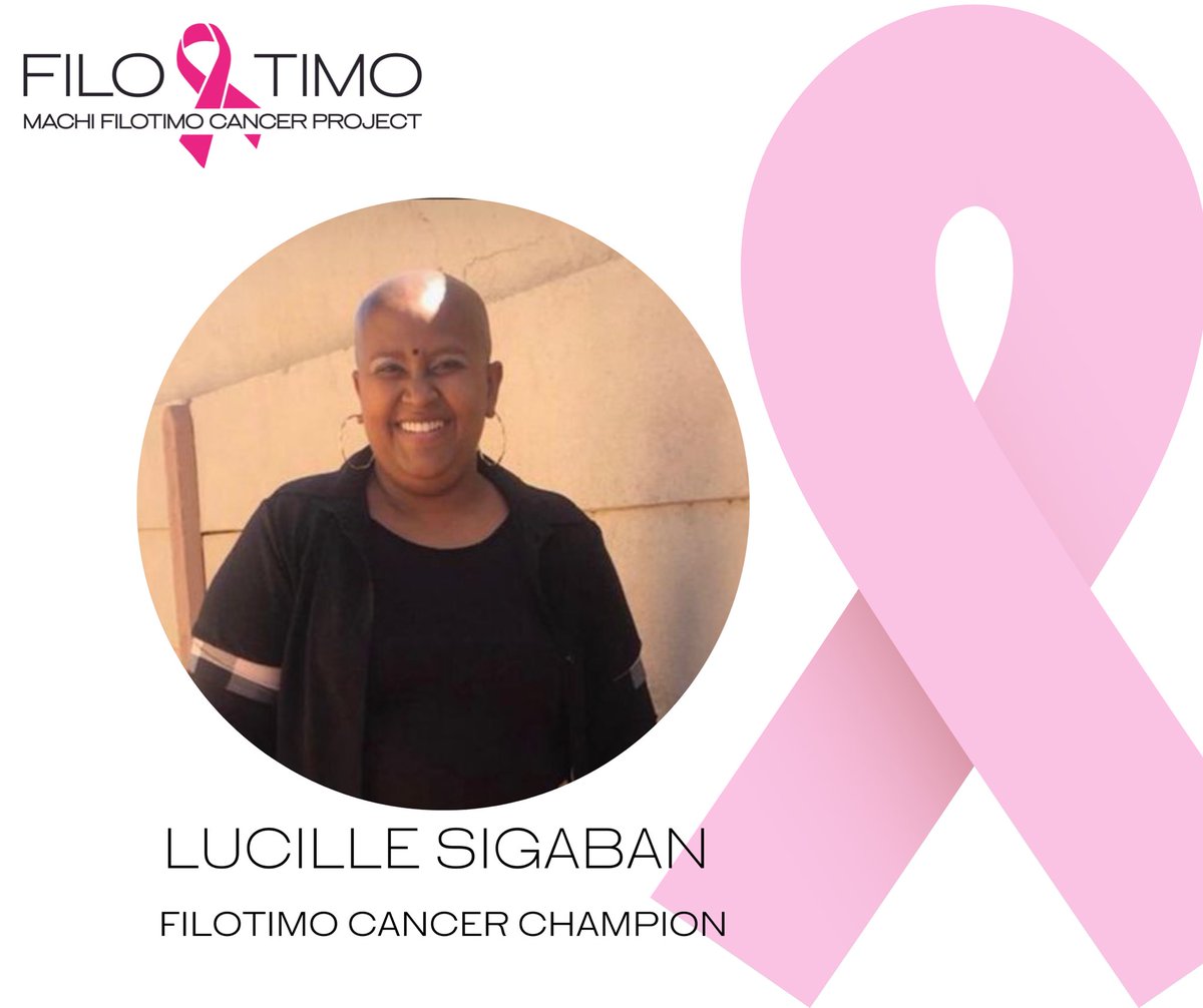 CancerMachi's tweet photo. We are proud to welcome our next Filotimo Cancer Champion LUCILLE SIGABAN
#299th Member!
Welcome to our #FilotimoFamily
Lucille is a Breast Cancer Warrior🎗
https://t.co/BW5zUTK1QI
CELEBRATING OUR CANCER CHAMPIONS & WARRIORS
https://t.co/kL00tSatcN
#preventionisbetterthancure https://t.co/OelMtjsqyG