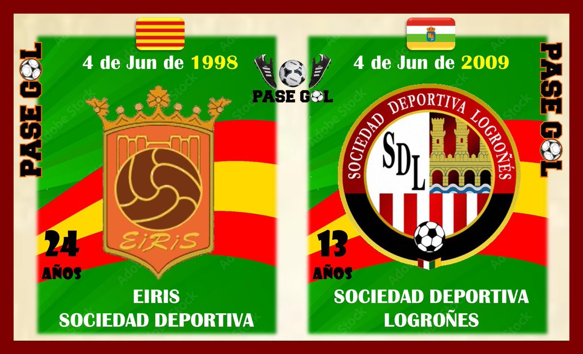 PasegolOficial's tweet photo. 🥅 Felicitaciones
a los clubes españoles 🇪🇸 fundados en el mes de Junio. ⚽ Por muchos años más!!! 🏆  Día 4
@Eiris_sd @SDLogrones https://t.co/or6uj48fhq