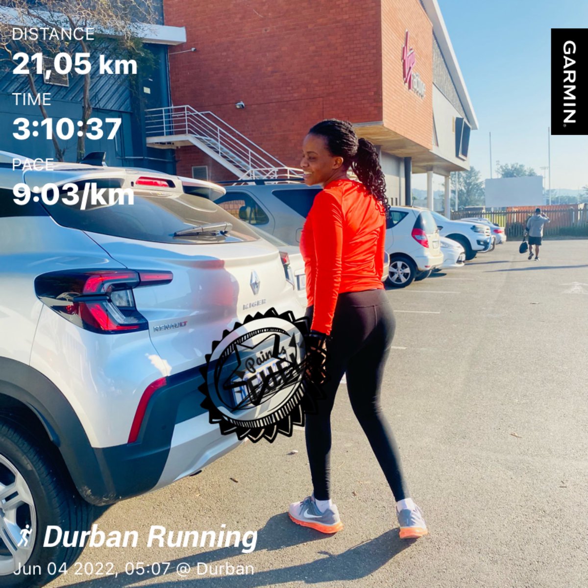 Proof of life! #RunningWithTumiSole #FetchYourBody2022 #Ichoose2beActive