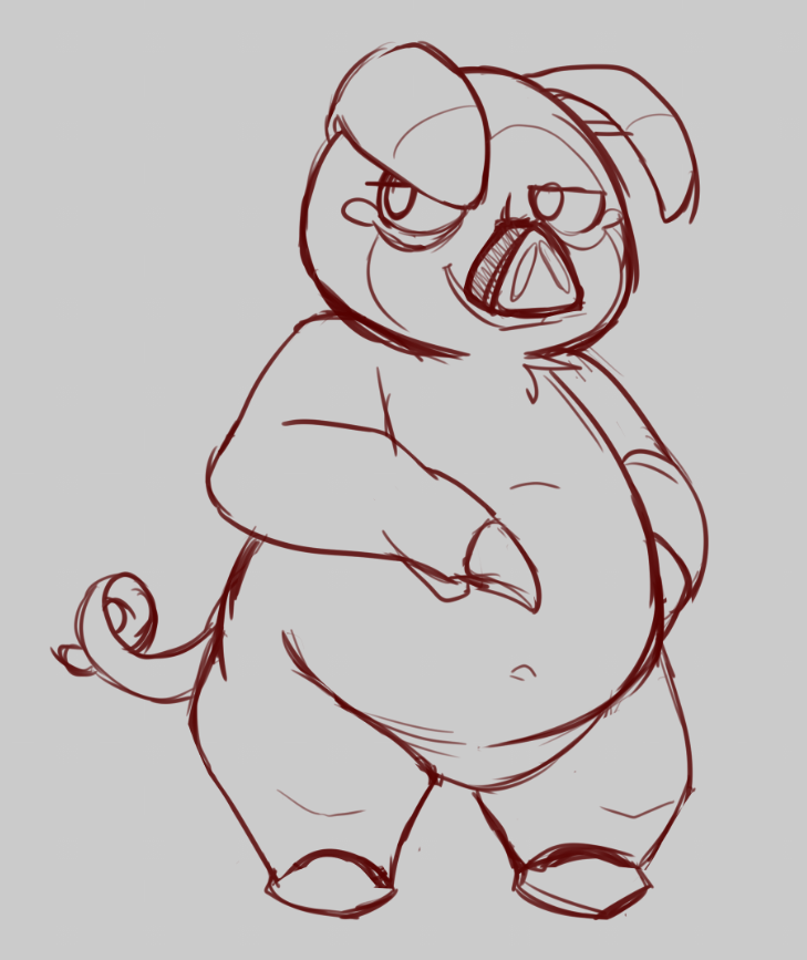MouseTrapAD's tweet photo. kinda spoiler - new pokemon Lechonk wip... maybe give him fingers and toes? https://t.co/ShmpShtv6l