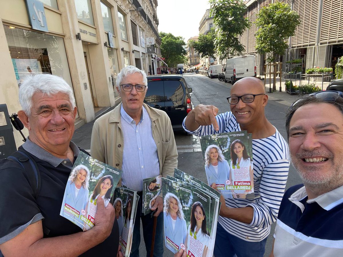 AvecFatima's tweet photo. À votre rencontre ce samedi matin à Montpellier ! 😎

Excellents accueils aux Halles Castellanes, Marché Jacques Coeur et Marché de la Roqueturière ! 🥰

On reste plus que jamais mobilisés, notre dynamique est inébranlable !💪 https://t.co/yYnLJ00ugk