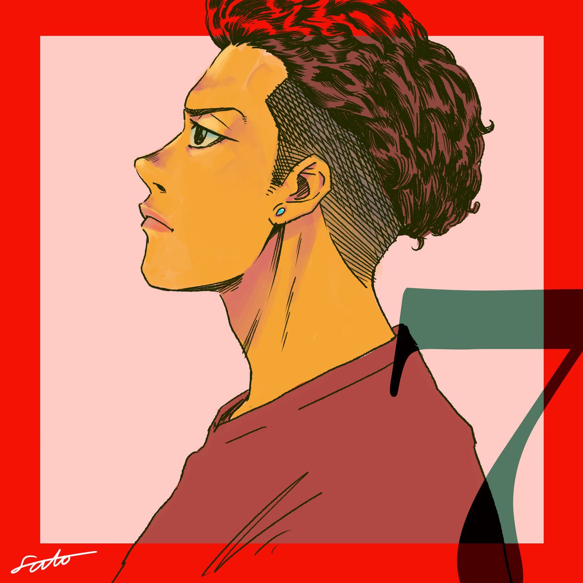 息抜きで男性イラスト描こうと思ったら途中から宮城リョータ描きたくなって描いた 映 Suto イラストレーターのイラスト 息抜きで男性イラスト描こうと思ったら途中から宮城リョータ描きたくなって描いた 映 Suto イラストレーターのイラスト