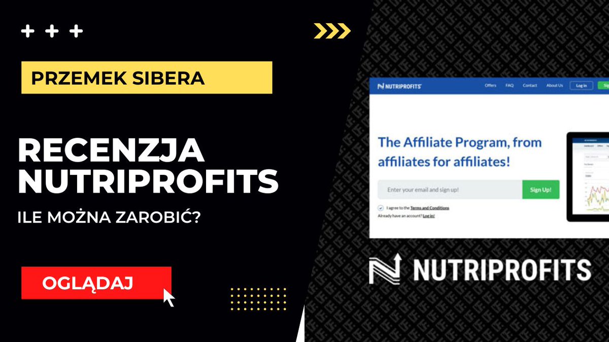przemeksibera's tweet photo. Na kanał wjechała właśnie recenzja polskiej sieci afiliacyjnej Nutriprofits. Na filmie zdradziłem, ile najwięcej udało mi się zarobić w niej w ciągu jednego miesiąca. Oglądajcie i przesyłajcie dalej! https://t.co/sFasVzZCME #seo #affiliatemarketing #nutriprofits https://t.co/ytw4dUGbmt