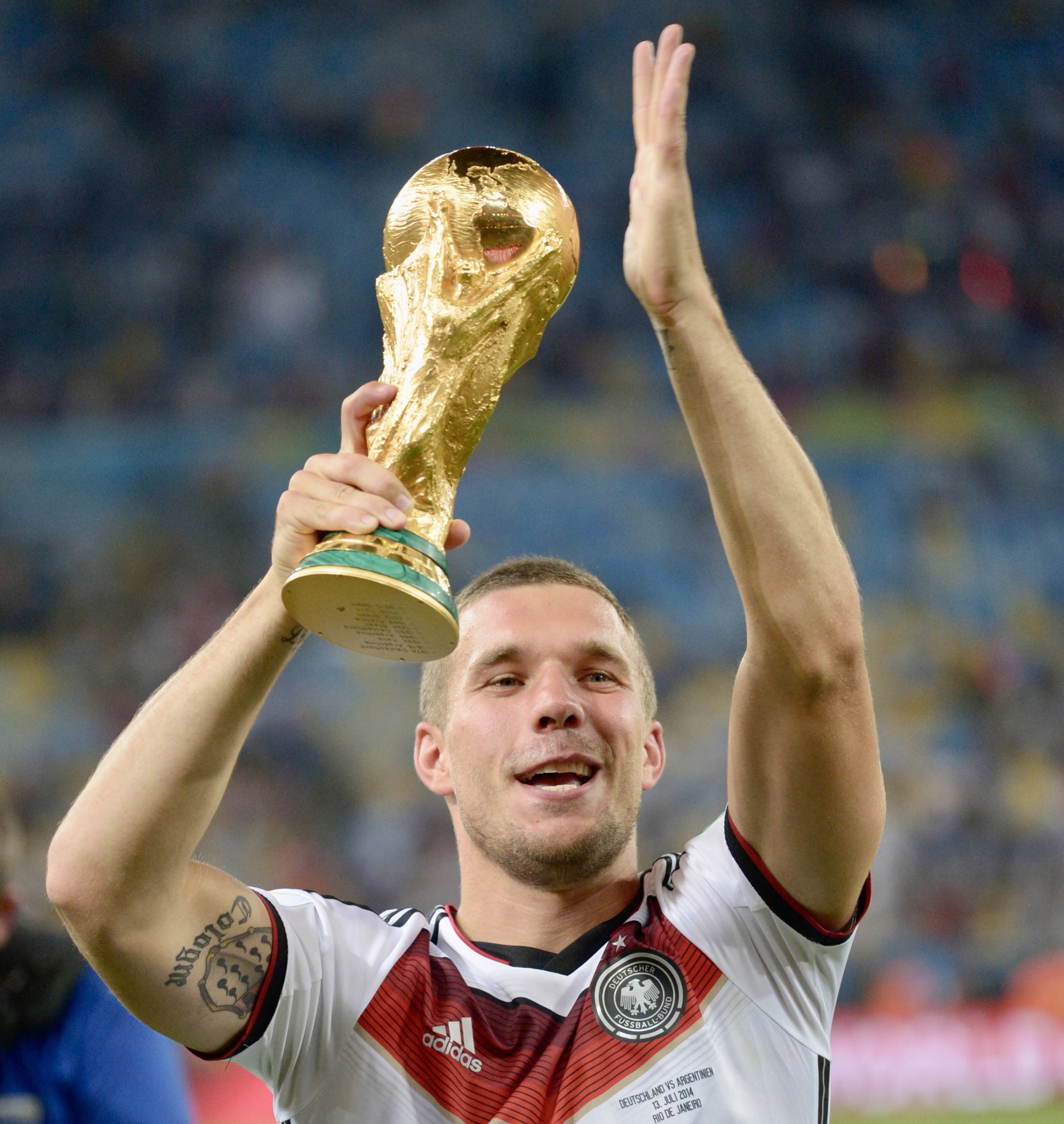 Happy birthday to the 2006 World Cups Best Young Player, Lukas Podolski  : Bob Thomas/Popperfoto (Getty Images) 