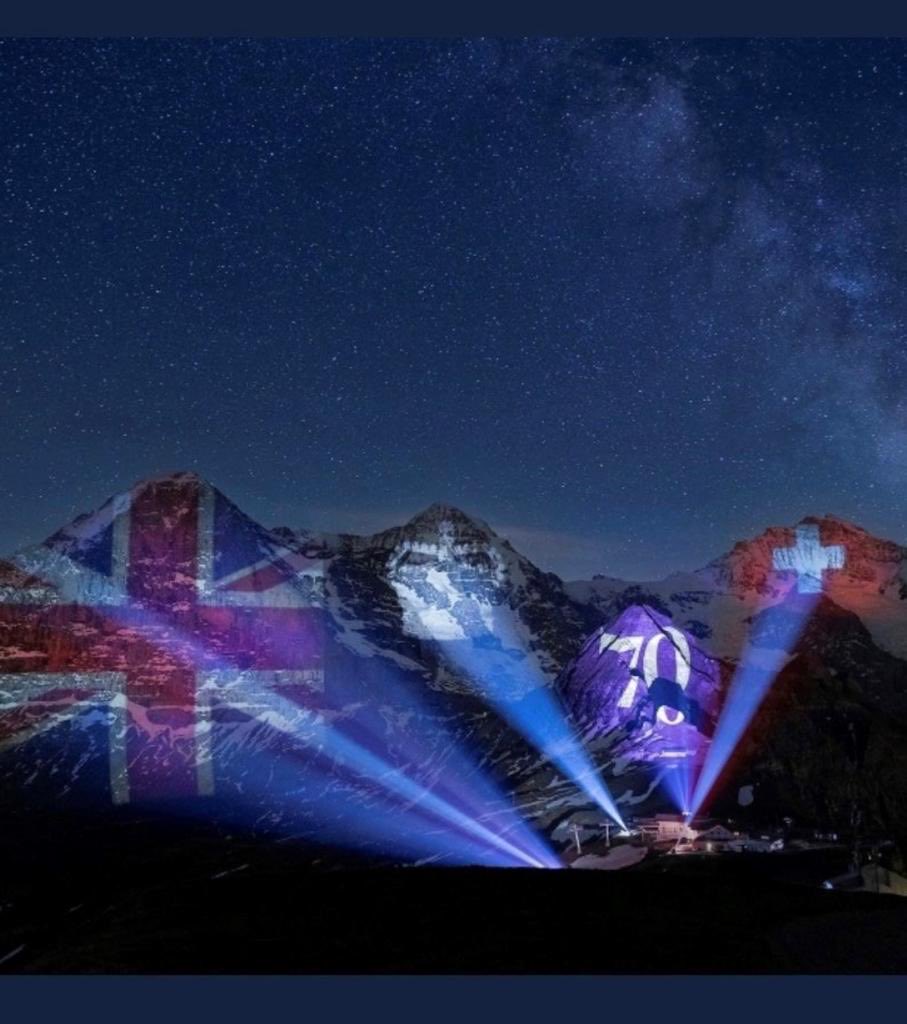 Switzerland celebrating the Queen’s jubilee with panache!