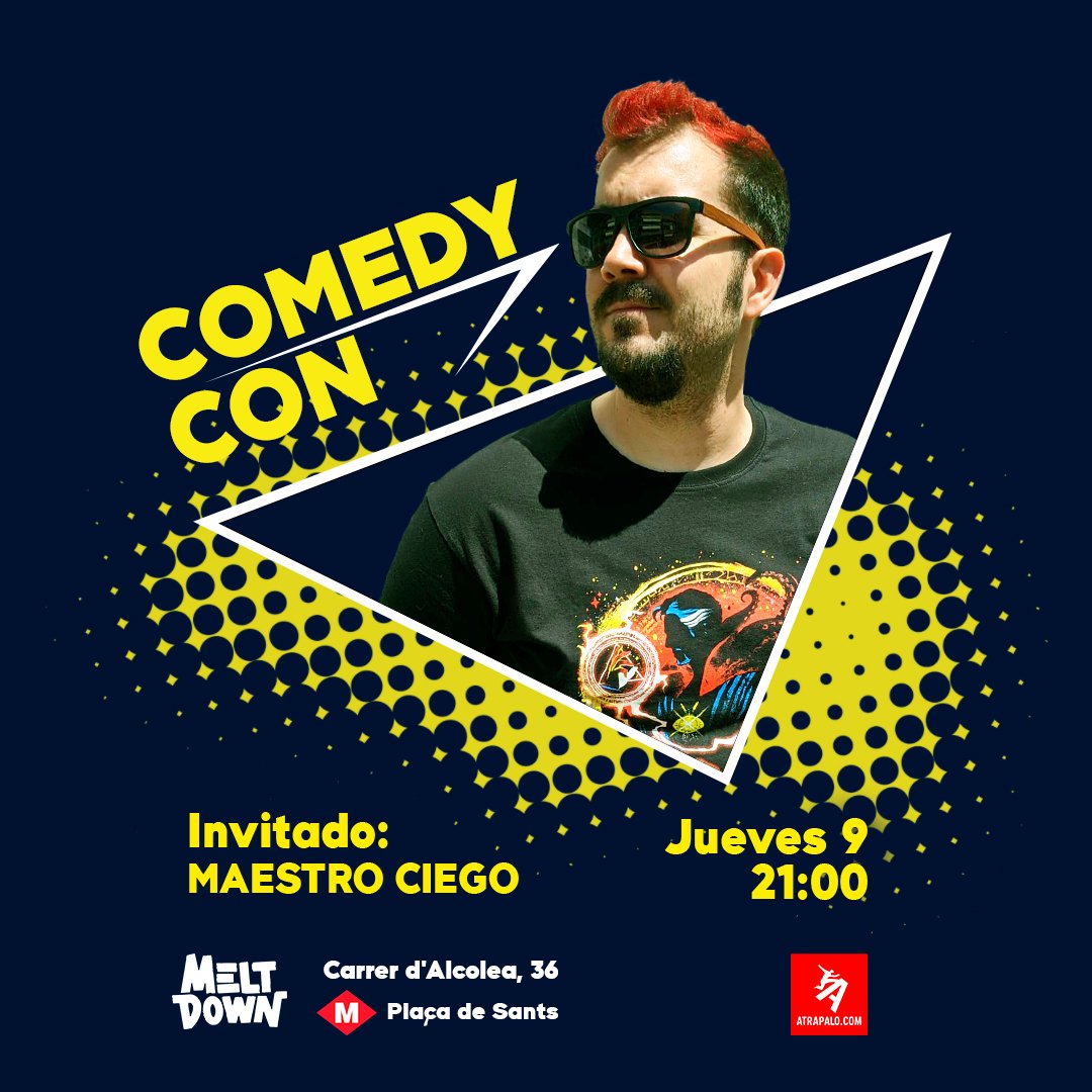 Oye, que la semana que viene vamos al <a href="/MeltdownBCN/">Meltdown Barcelona</a> y se viene <a href="/Maestro_Ciego/">Maestro Ciego #Fallout #JujutsuKaisen</a>  y va a estar molt be 👌🏼👌🏼
atrapalo.com/entradas/comed…