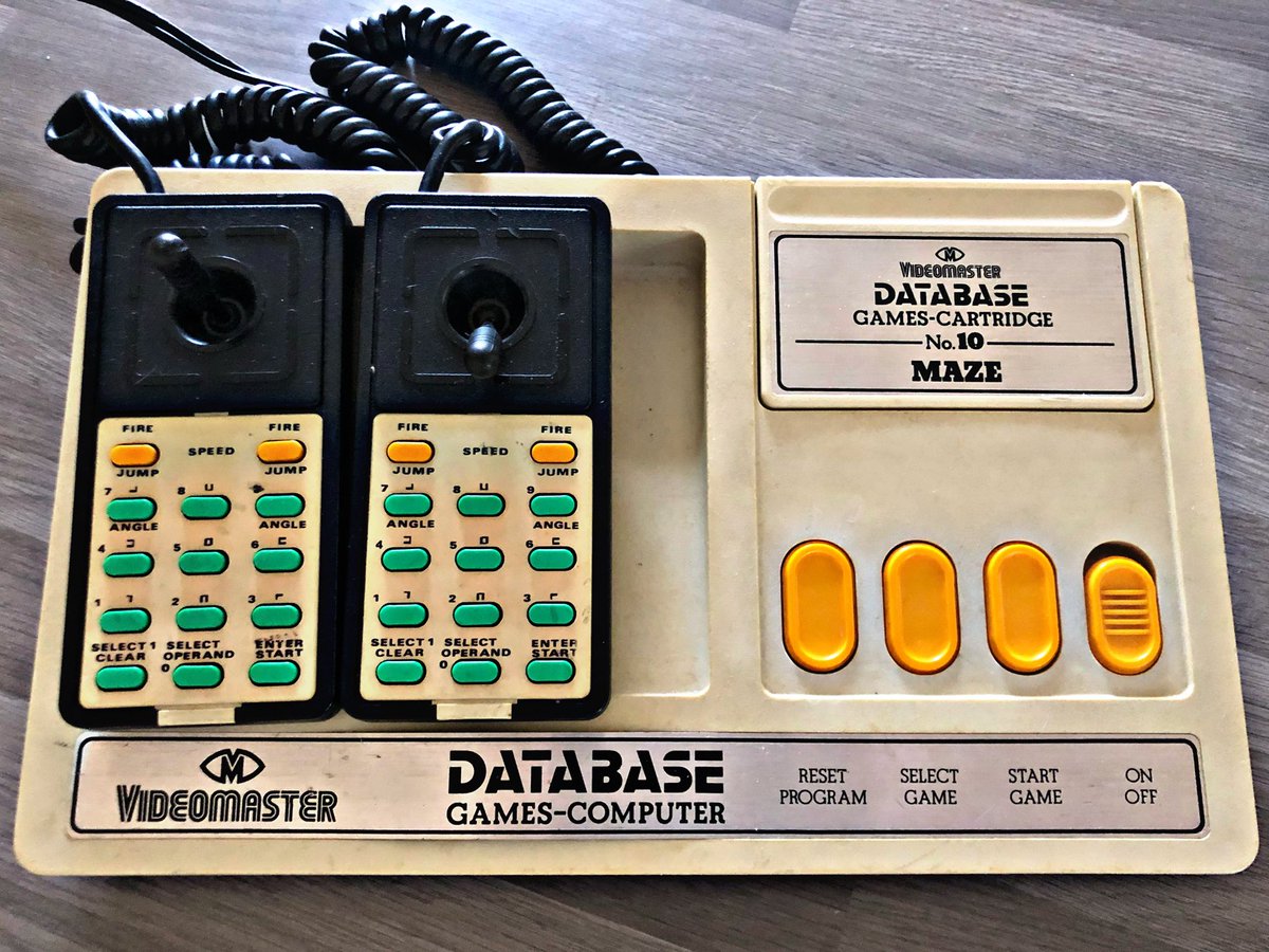 SWRetroComp's tweet image. The #Voltmace #Videomaster Database Games-Computer. Love or loathe? #RetroComputing #ComputerHistory #RetroGaming #VideoGames