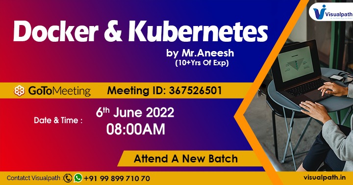 VisualpathB's tweet image. Hi all, We are conducting a New Online Batch on Docker And Kubernetes course by Mr. Aneesh
📅Date &amp;amp; Time: 06-06-2022 @8am IST
👉Session Link:  bit.ly/3x41pwm
📲Contact for more details +91 9989971070
🌐Visit us visualpath.in/DevOps-docker-…