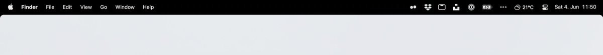 #topnotch is my favorite new app in macOS. It just makes the notch disapperar.

topnotch.app