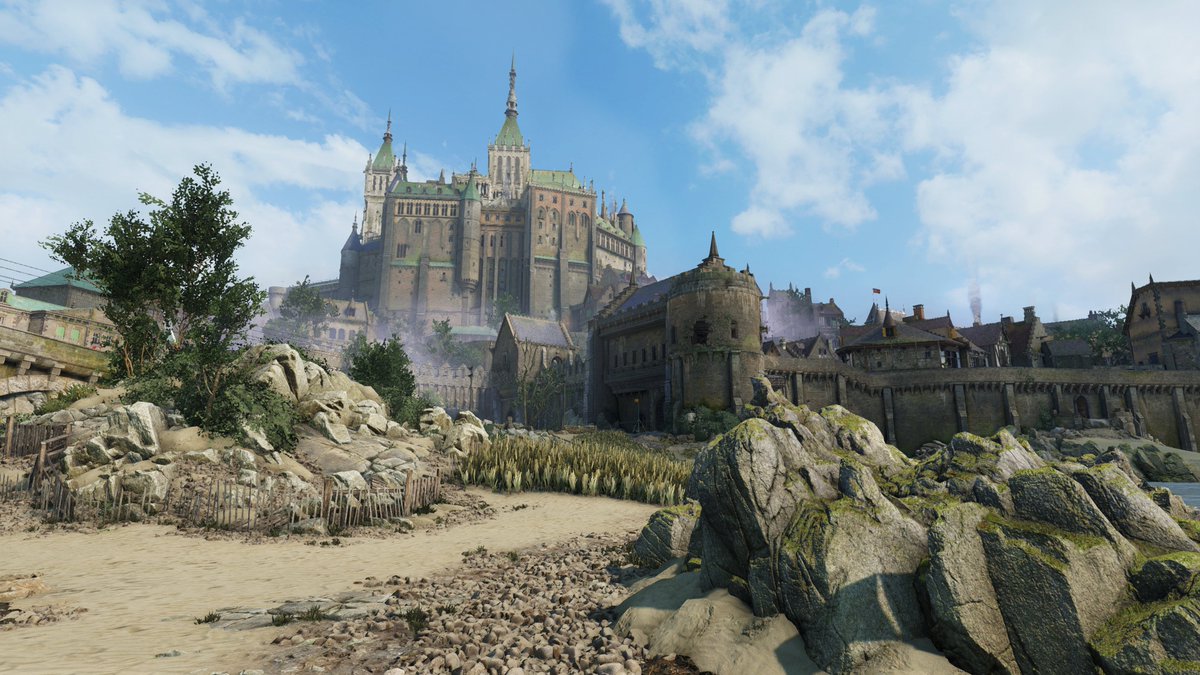 The MontSaintMichel level in Sniper Elite 5 (called "BeaumontSaint